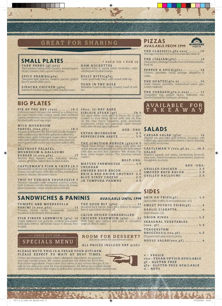 Menu_The Goods Yard_Broadstone_image_1