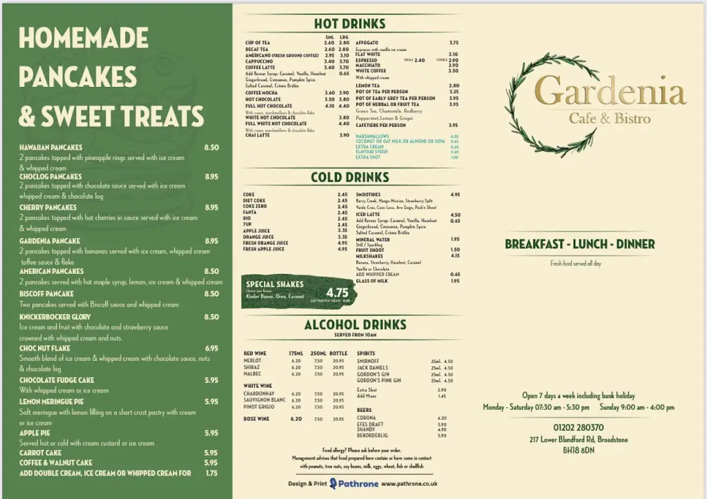 Menu_Cafe Gardenia_Broadstone_image_2