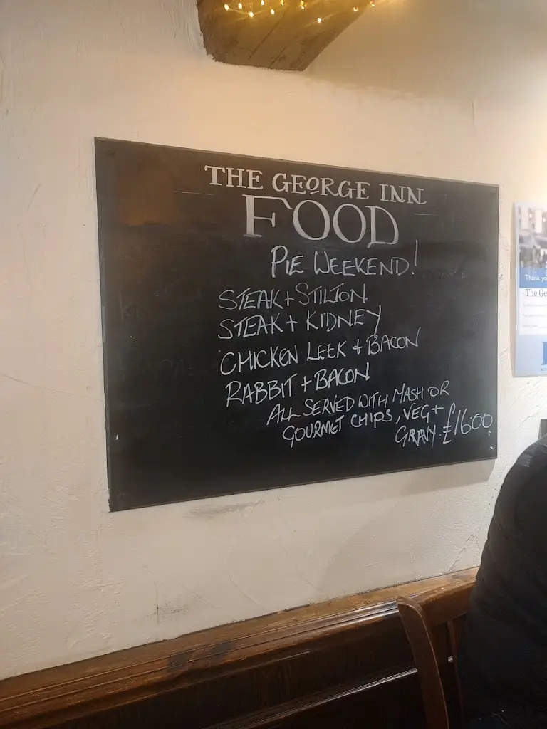 Menu_The George Inn_Brixworth_image_1