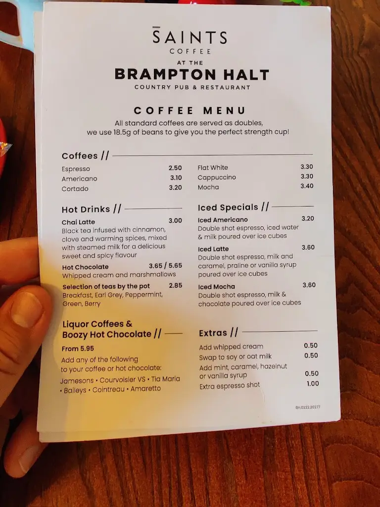Menu_Brampton Halt_Brixworth_image_4