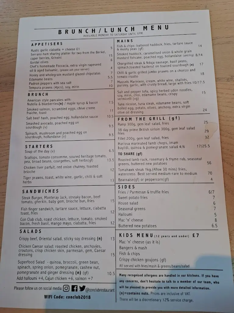 Menu_The Con Club_Altrincham_image_3