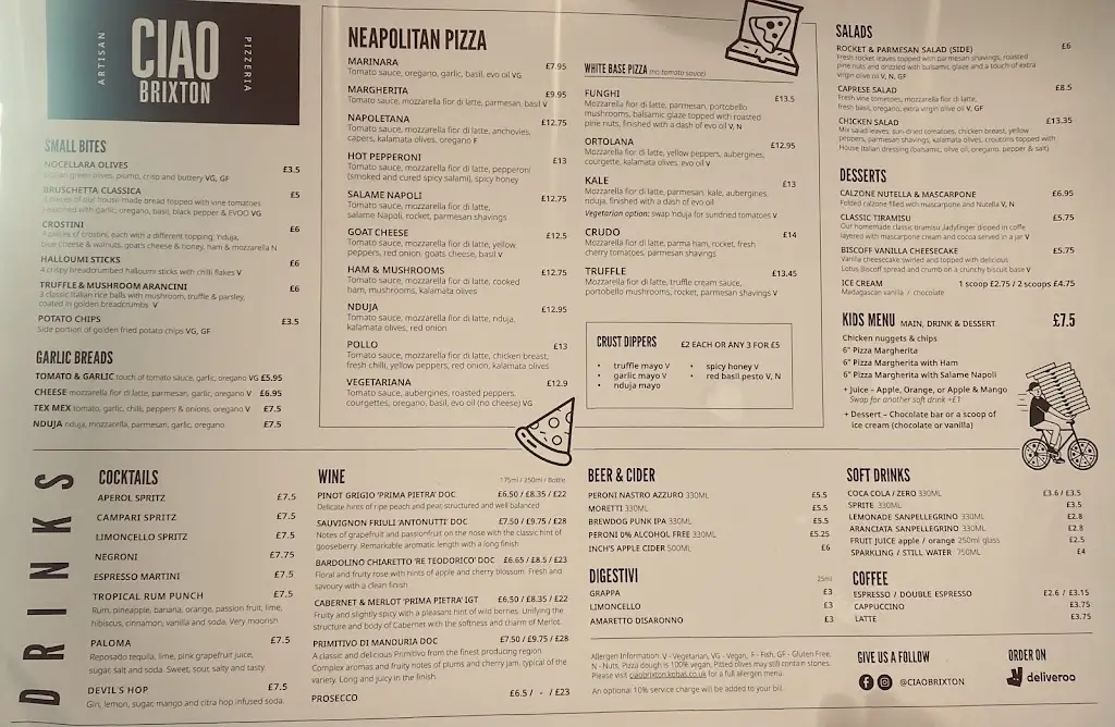 Menu_Ciao Brixton_Brixton Hill_image_1
