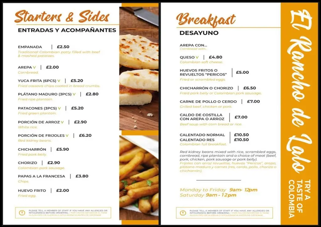 Menu_El Rancho De Lalo_Brixton Hill_image_4