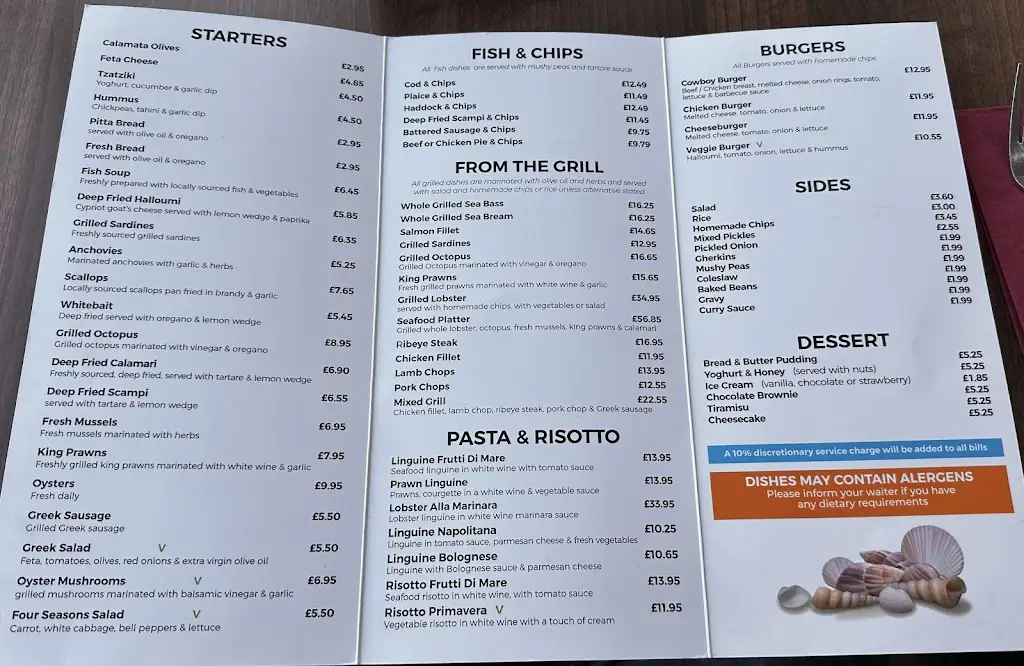 Menu_The Arcades Fish Restaurant_Broadwater_image_1