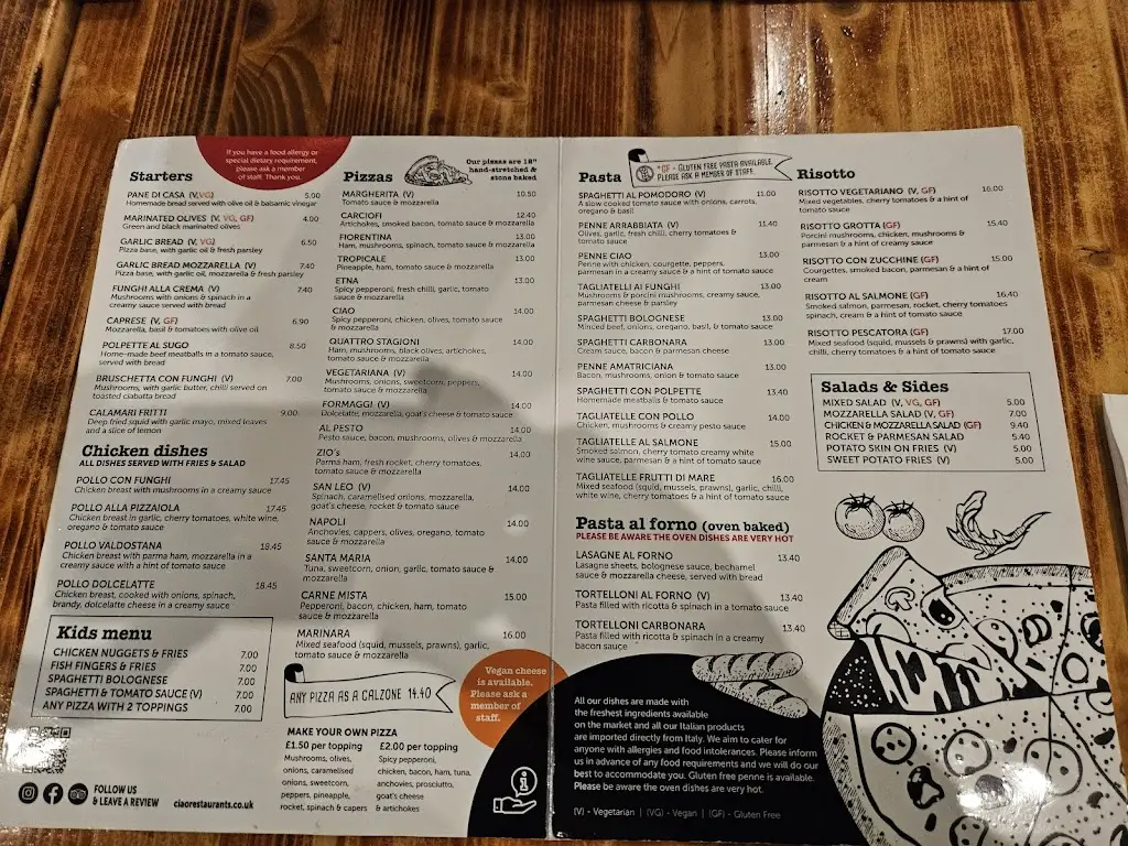Menu_Ciao Amici Restaurant_Briston_immagine_2