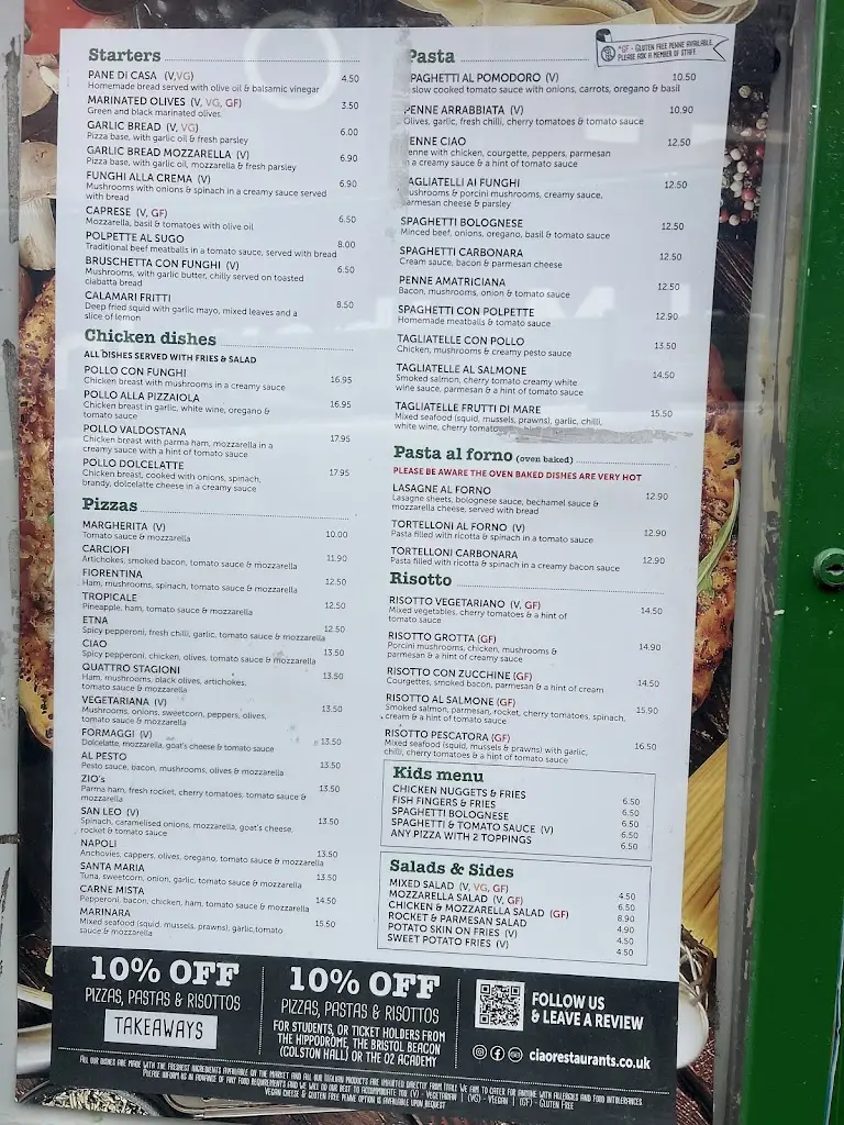 Menu_Ciao Amici Restaurant_Briston_immagine_4