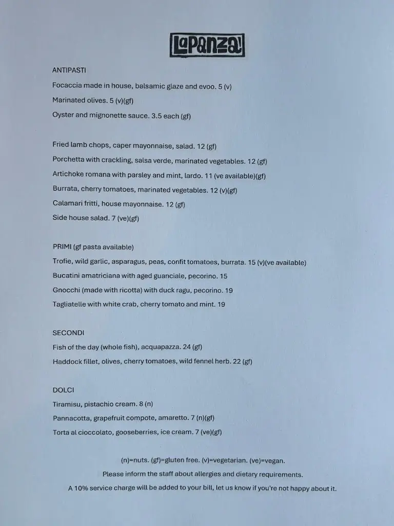 Menü_La Panza_Briston_Bild_1