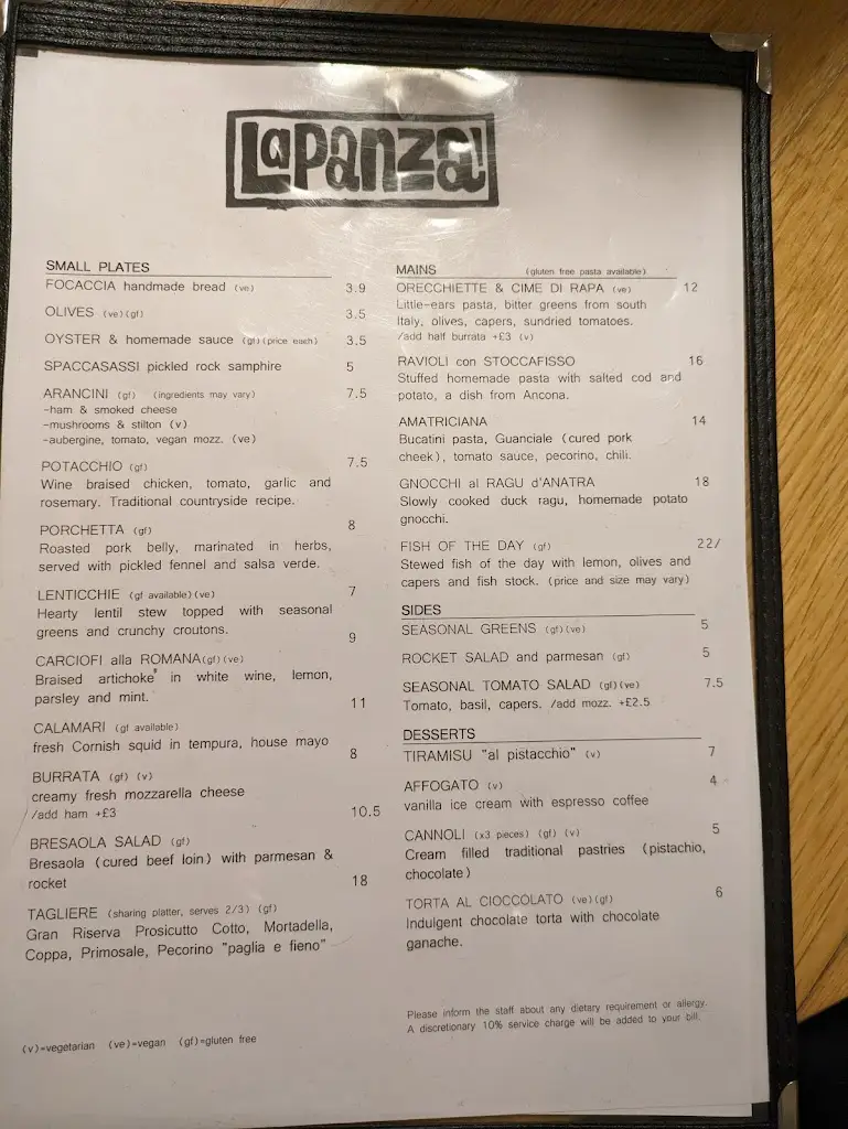 Menü_La Panza_Briston_Bild_4