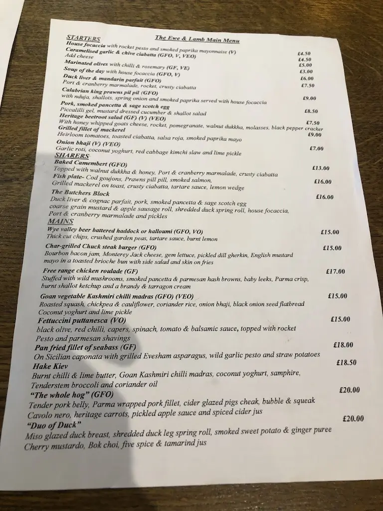 Menu_Ewe & Lamb_Bromsgrove_immagine_3