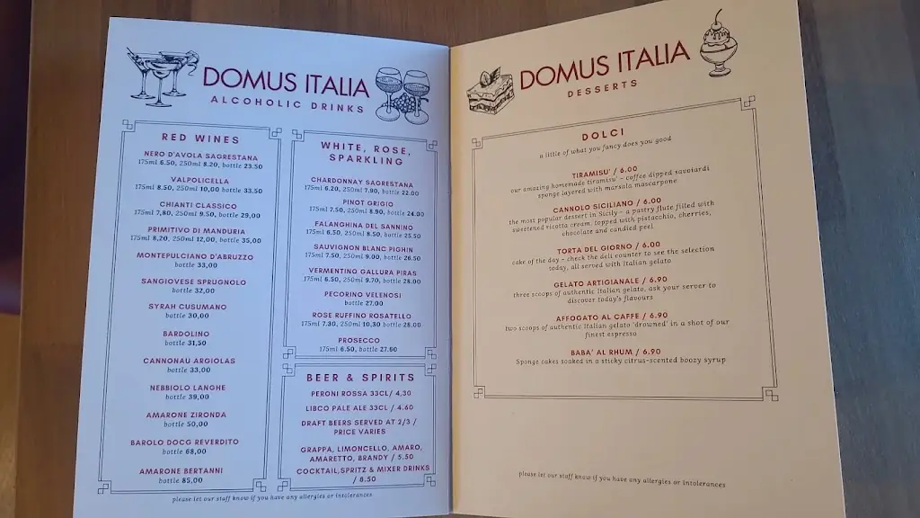 Menu_Domus Italia Altrincham_Altrincham_image_1
