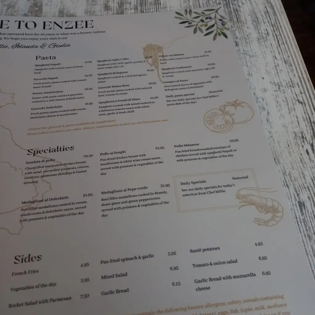 Menu_Enzee Brockenhurst Ristorante & Pizzeria_Brockenhurst_image_3