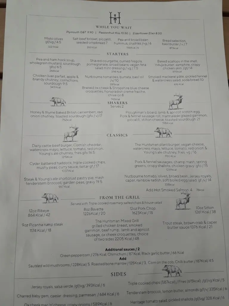 Menu_The Huntsman_Brockenhurst_image_4
