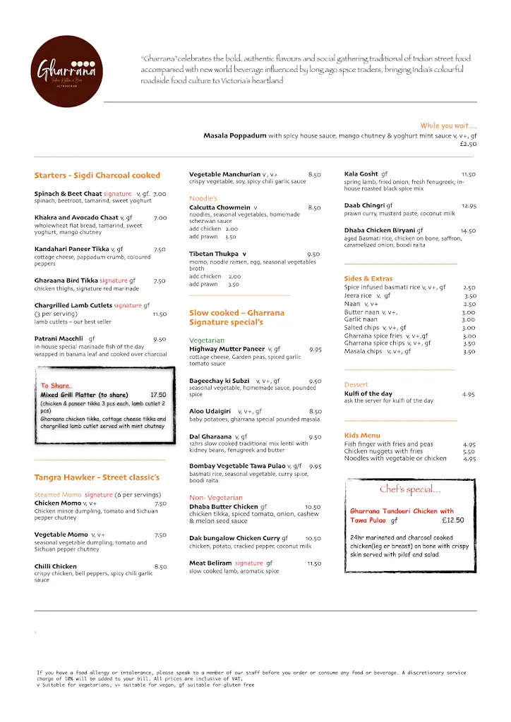Menu_Gharrana - Indian Kitchen and Bar Altrincham_Altrincham_image_2