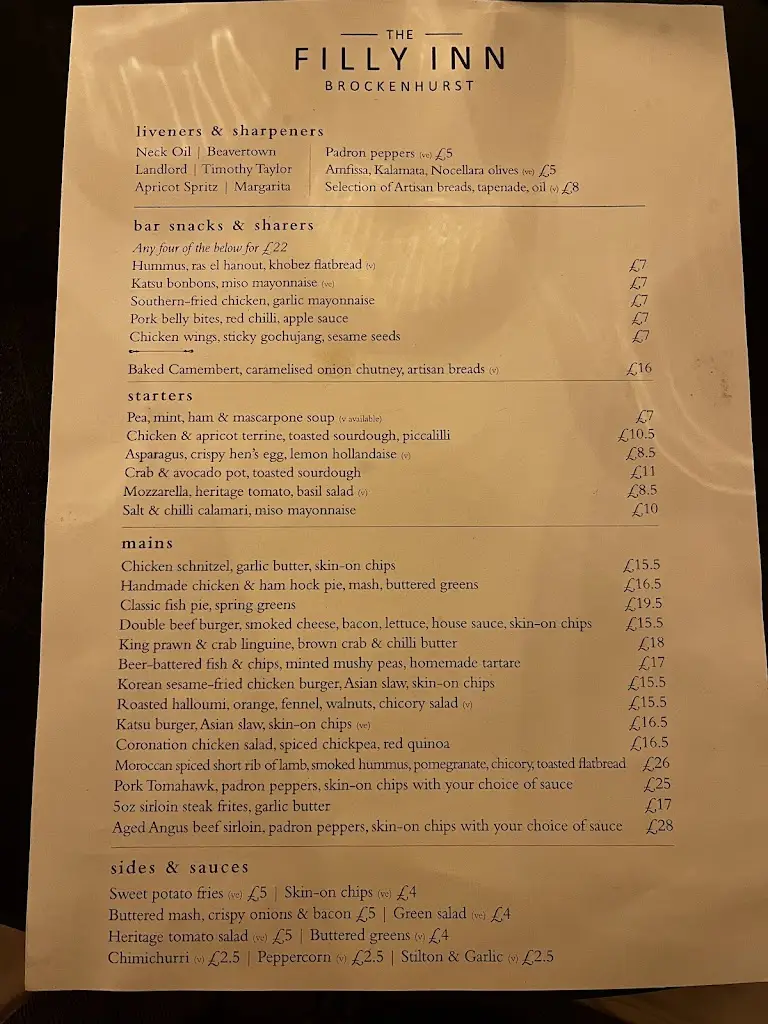 Menu_Filly Inn_Brockenhurst_image_3