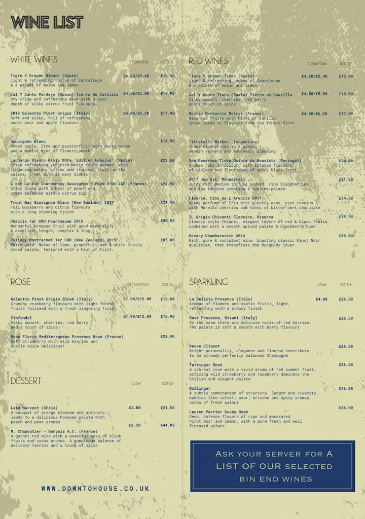 Menu_House Kitchen & Bar_Altrincham_image_1