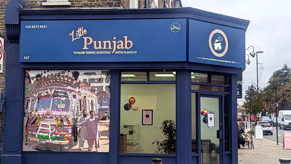 Little Punjab restaurant in Brockley