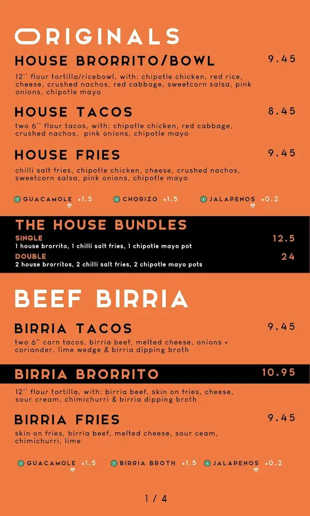 Menu_Brorritos - Brockley_Brockley_image_4