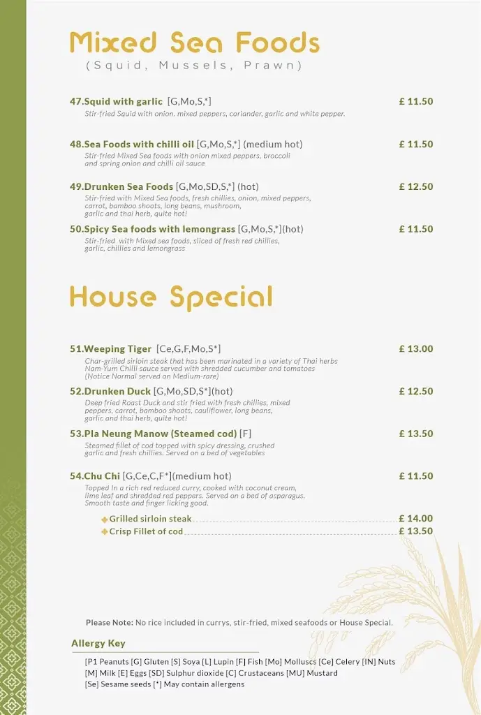 Menu_Thai kitchen at the Wickham Arms_Brockley_immagine_4