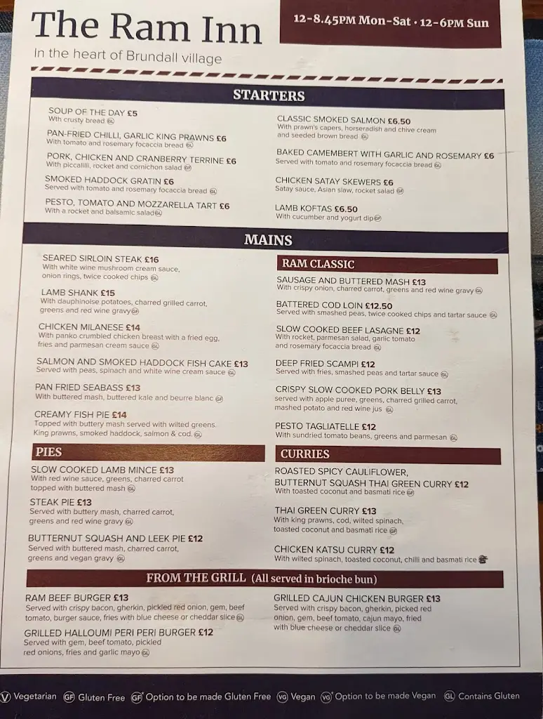 Menu_The Ram Inn_Brundall_image_2