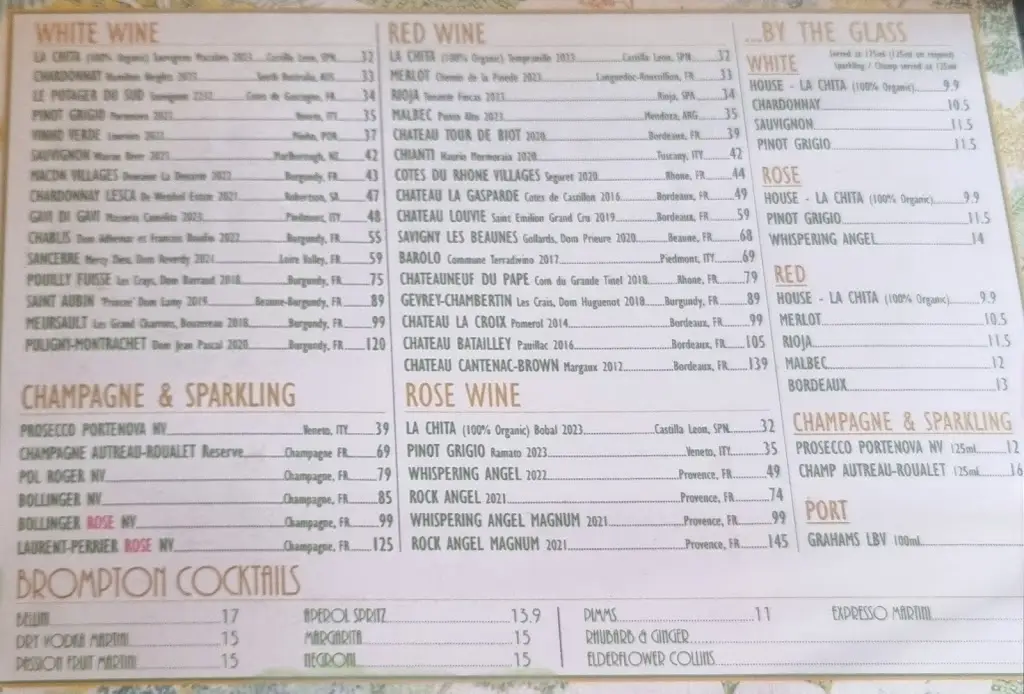 Menu_The Brompton Cross_Brompton_image_2