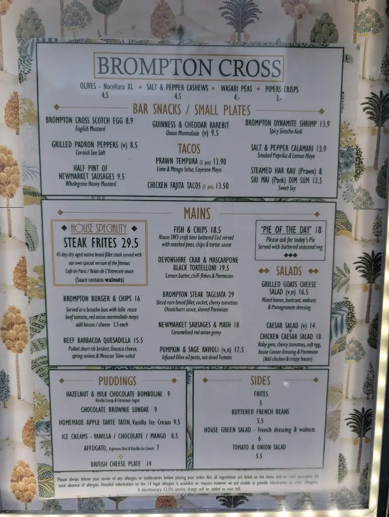 Menu_The Brompton Cross_Brompton_image_4