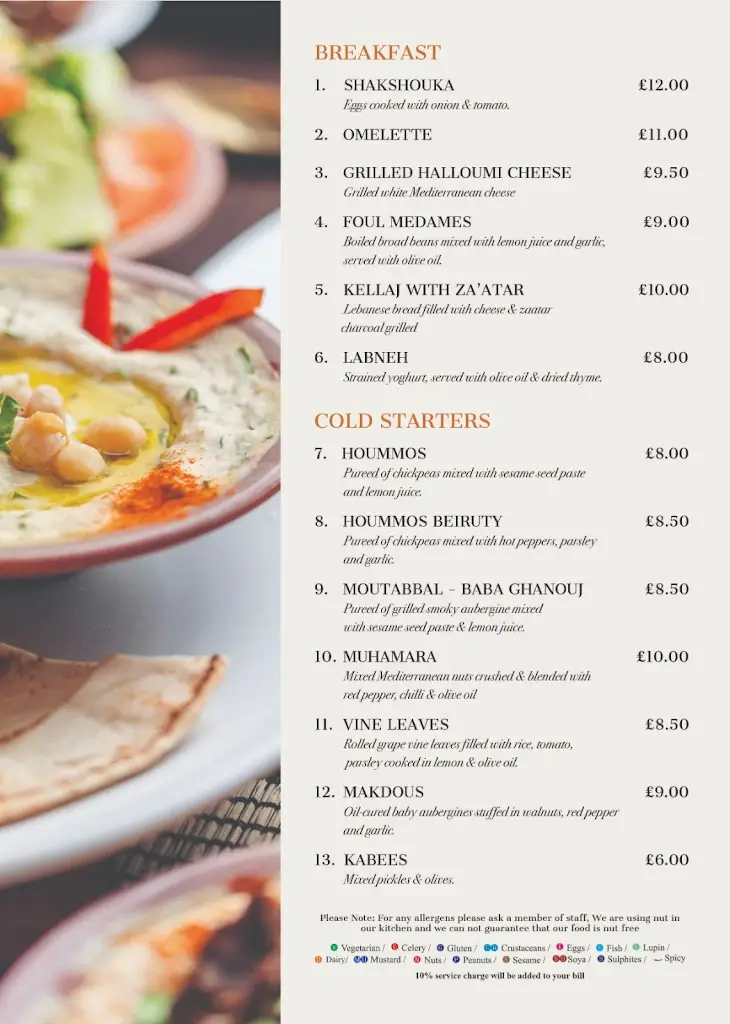 Menu_Faraya Restaurant_Brompton_image_1