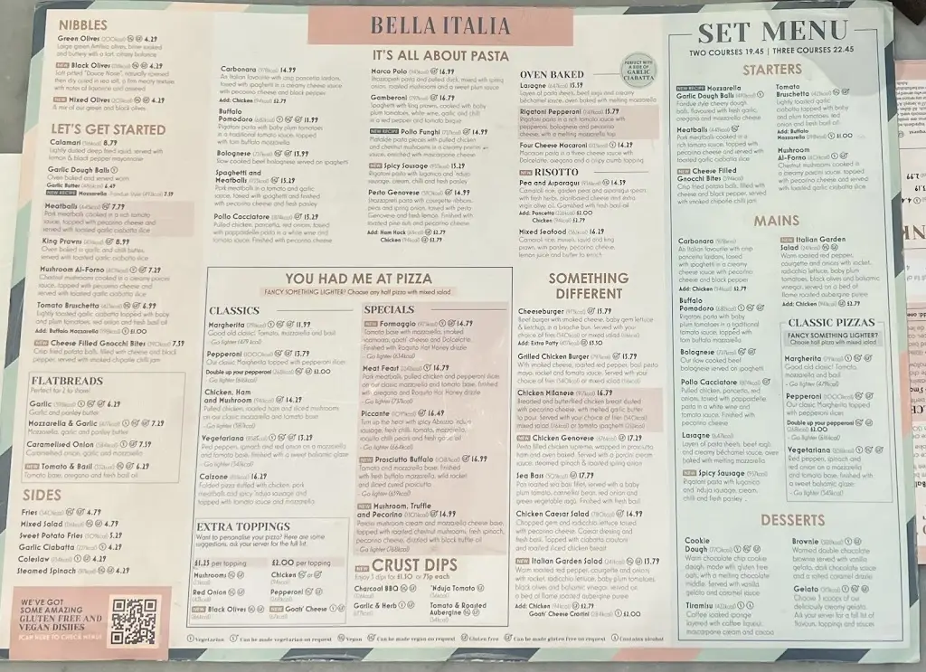 Menu_Bella Italia - South Kensington_Brompton_image_1