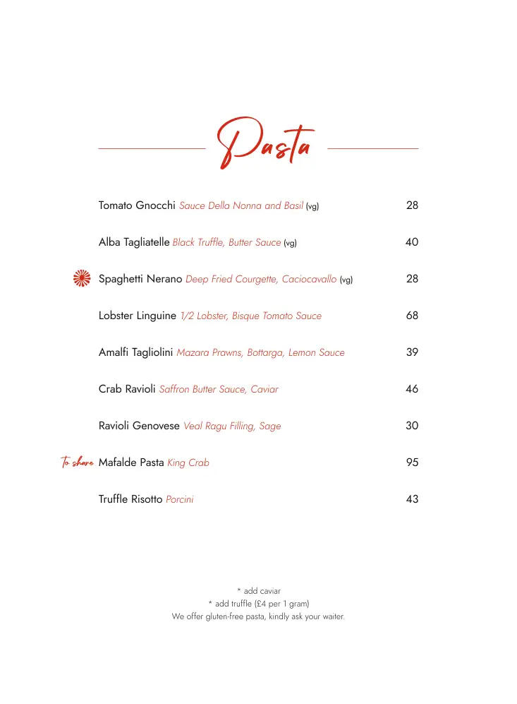 Menu_ALBA London - Italian Restaurant Knightsbridge_Brompton_image_4