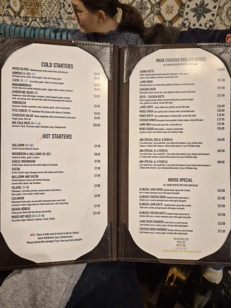 Menu_ANA Turkish Restaurant and Bar_Brompton_image_4