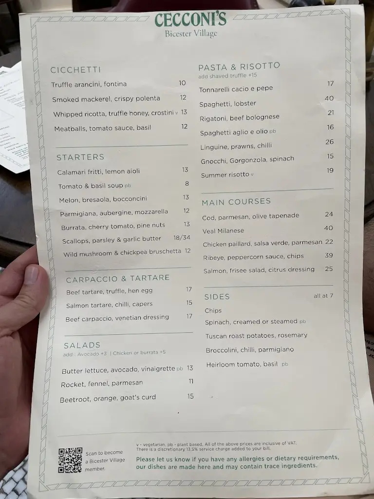 Menu_Cecconi's Bicester_Ambrosden_image_4