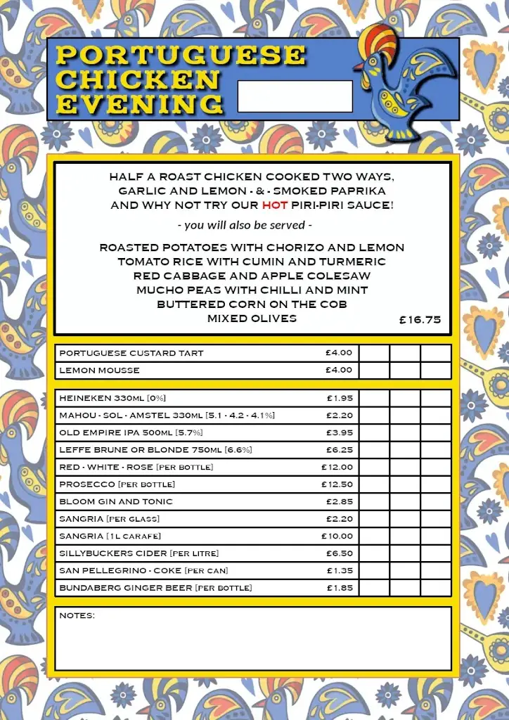 Menü_The Coffee House co_Buckfastleigh_Bild_2