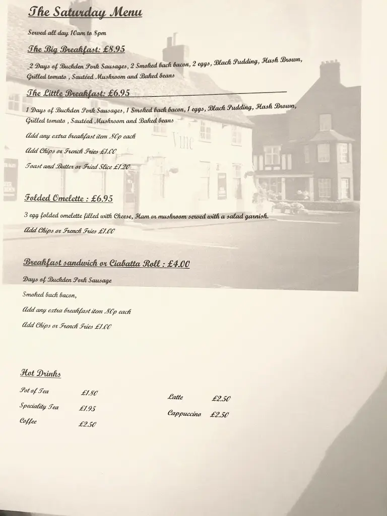 Menu_The Vine_Buckden_image_1
