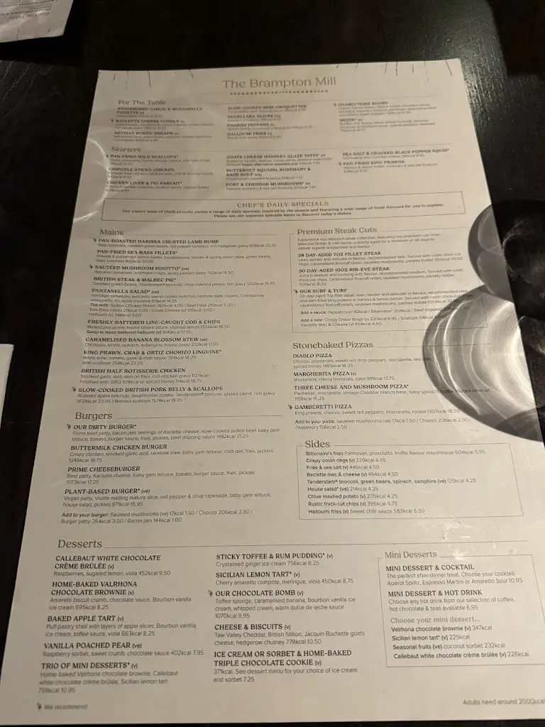 Menu_Brampton Mill Huntingdon_Buckden_image_3