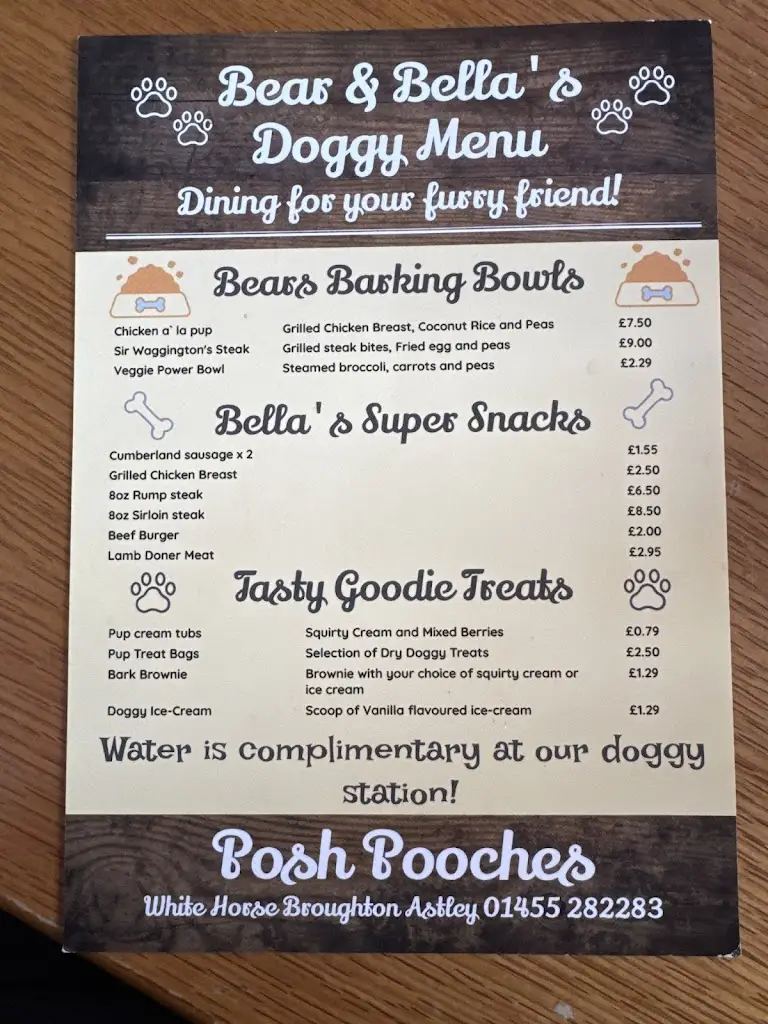 Menu_White Horse_Broughton Astley_image_1