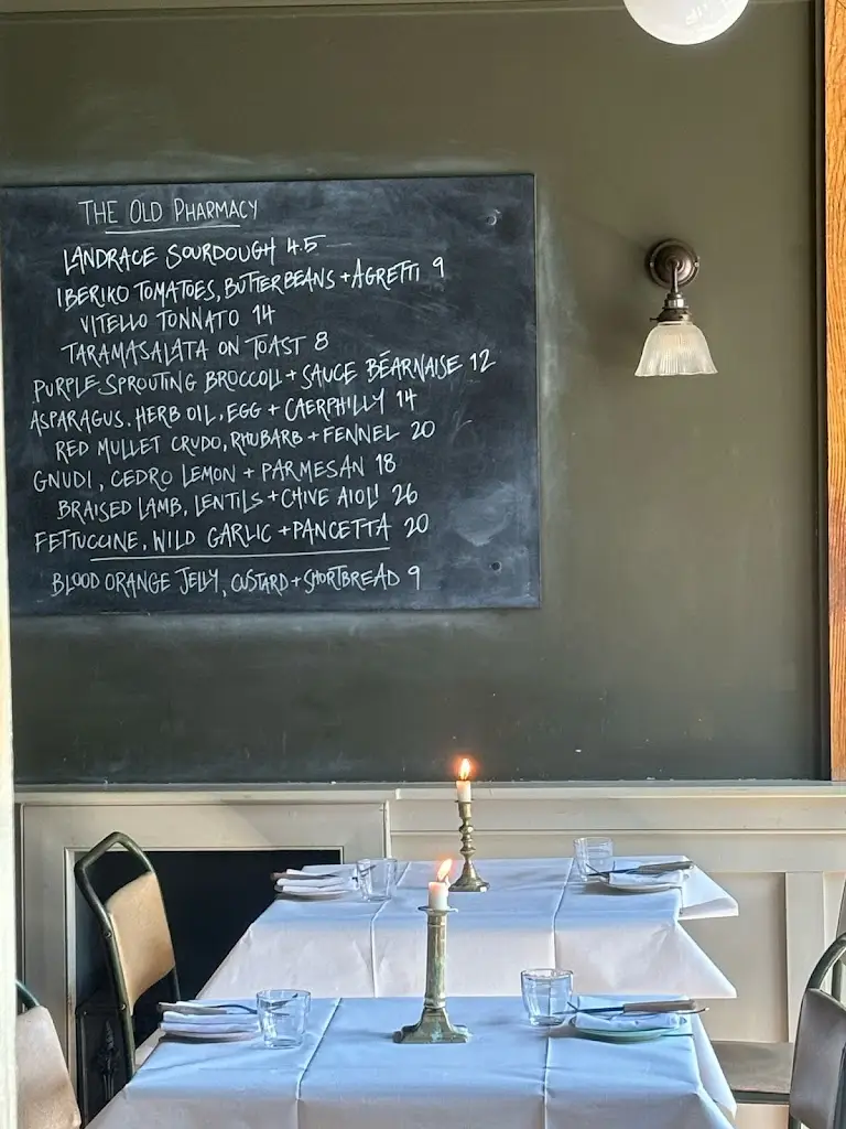 Menu_The Old Pharmacy_Bruton_image_2