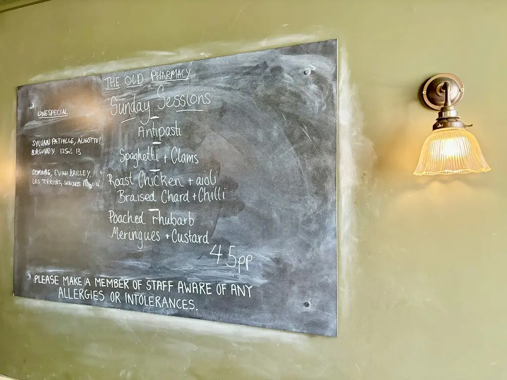Menu_The Old Pharmacy_Bruton_image_3
