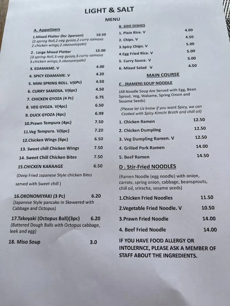 Menu_Light and Salt_Ambrosden_immagine_1