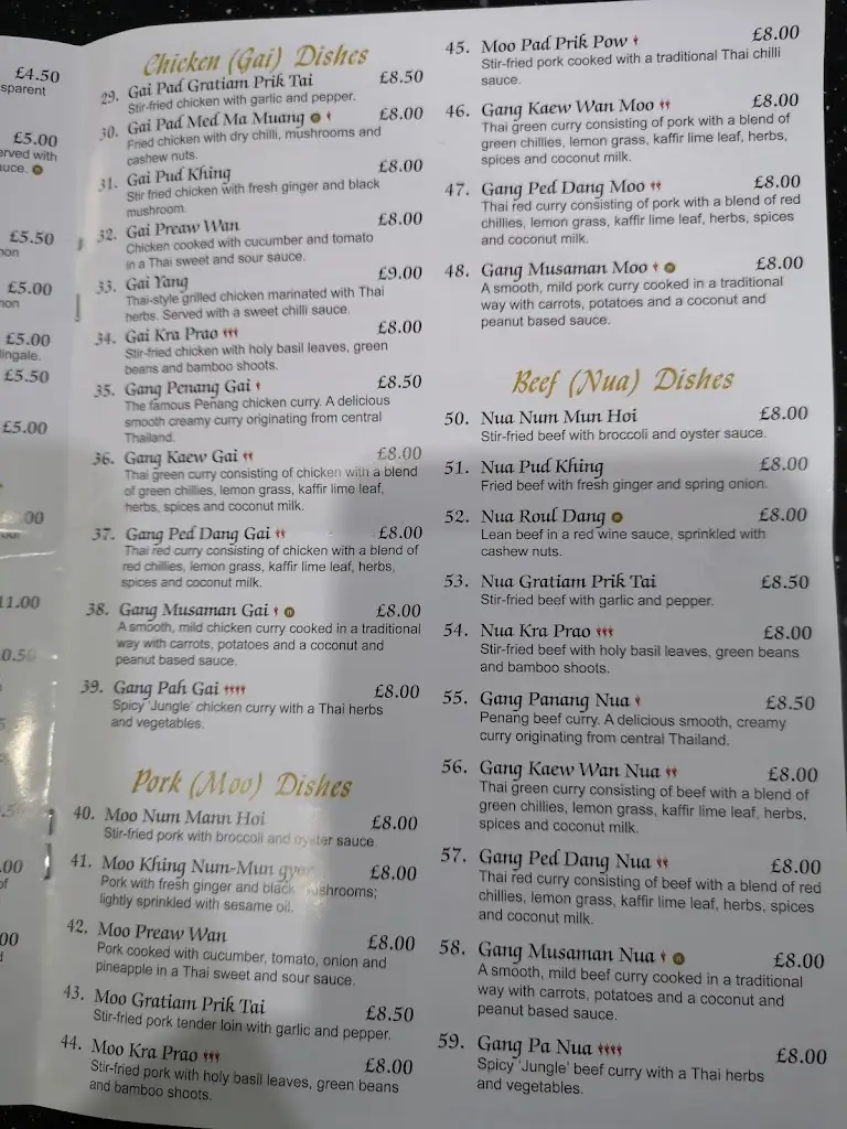 Menu_Thai Lanna - Chasewater_Brownhills_image_3