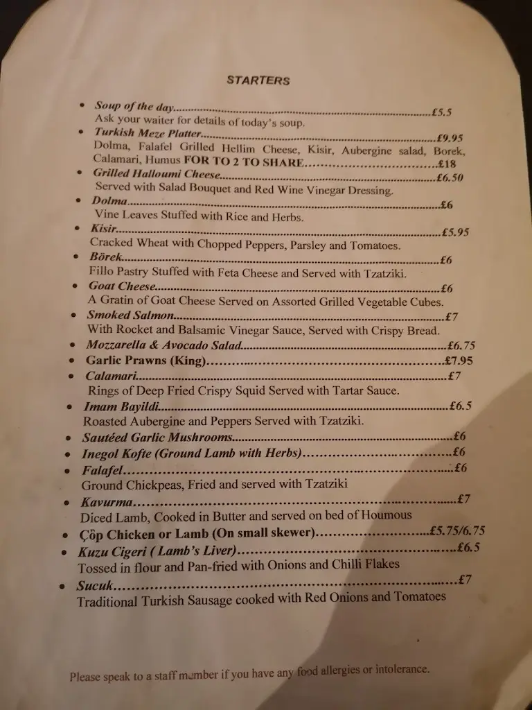 Menu_Denis Turkish & Mediterranean Restaurant_Ambrosden_image_1