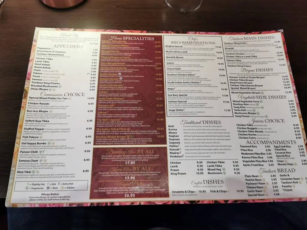 Menu_Moghul Palace_Brownhills_image_2