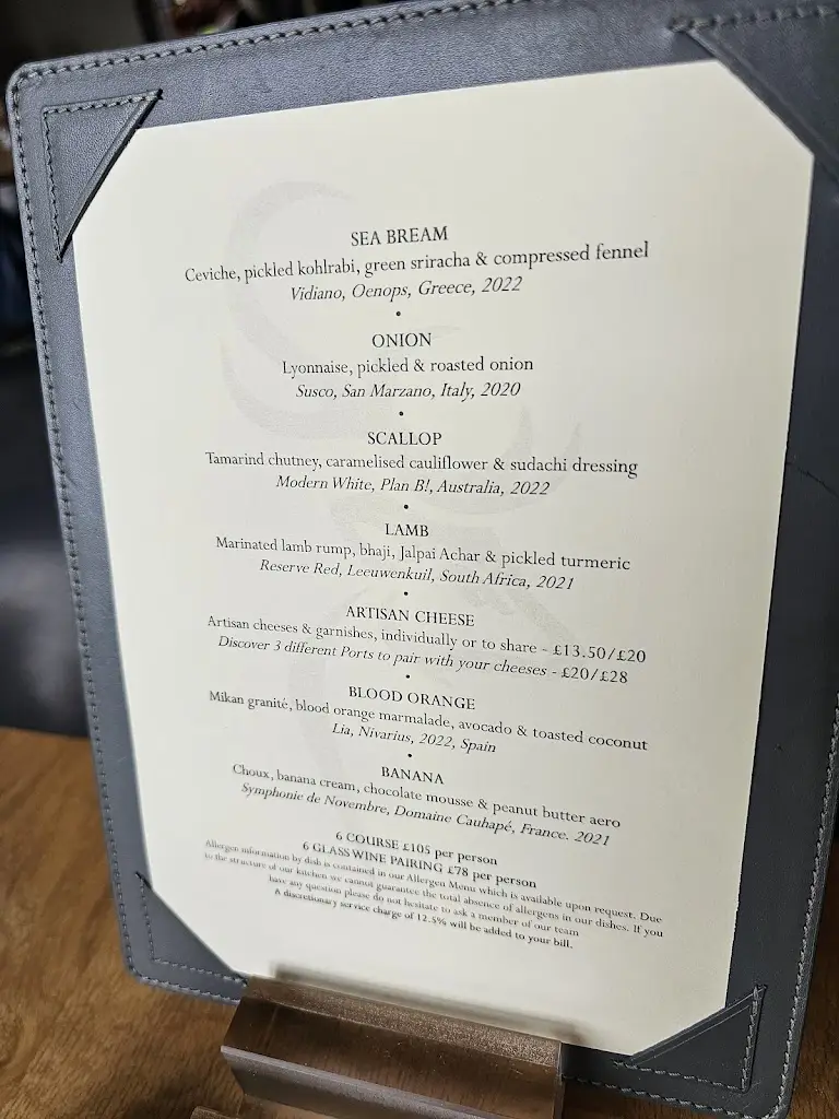 Menü_Paris House_Buckinghamshire_Bild_4