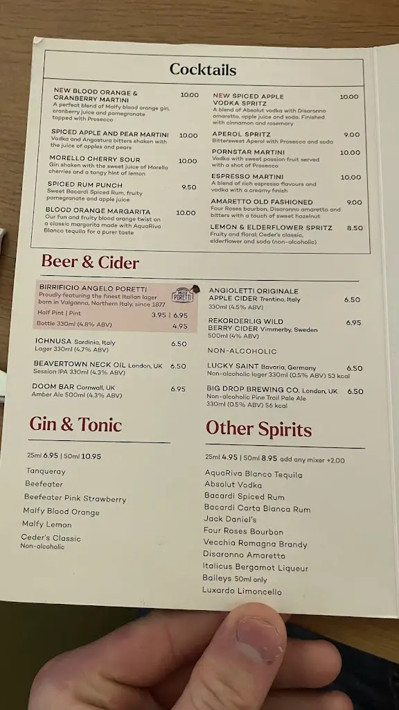 Menu_Prezzo Italian Restaurant Broughton_Broughton_imagen_2