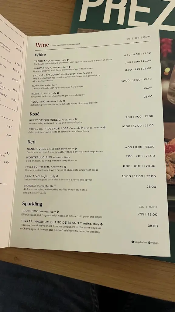 Menu_Prezzo Italian Restaurant Broughton_Broughton_imagen_3