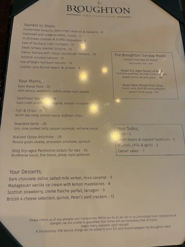 Menu_The Broughton_Broughton_imagen_1