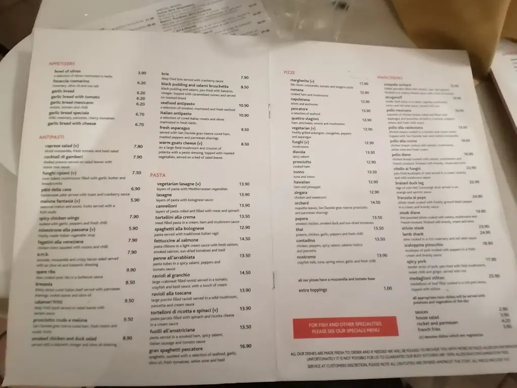 Menu_The Italian Orchard_Broughton_image_1