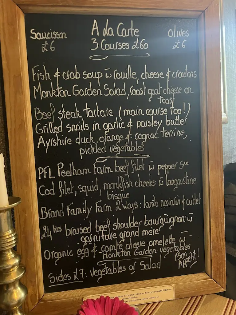 Menu_L'Escargot Bleu Restaurant and Wine Bar_Broughton_image_2