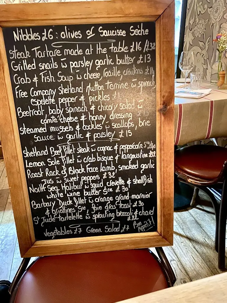 Menu_L'Escargot Bleu Restaurant and Wine Bar_Broughton_image_3