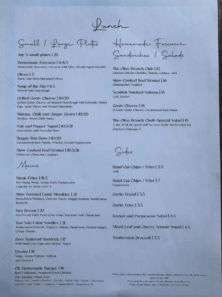 Menu_The Olive Branch_Broughton_image_1