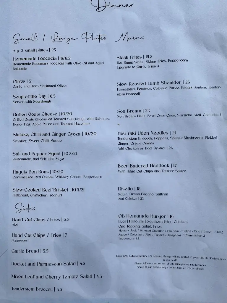 Menu_The Olive Branch_Broughton_image_2