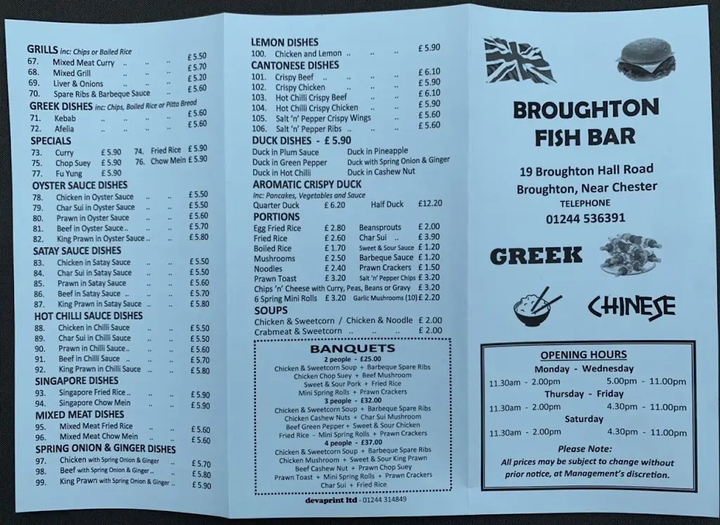 Menu_Broughton Fish Bar_Broughton_image_4